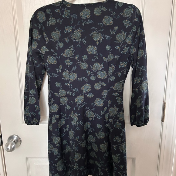 Abercrombie & Fitch Floral Wrap Mini Dress Women’s Small - Picture 3 of 6